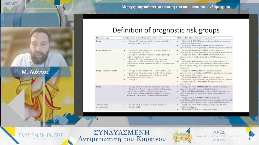 21 Μ. Λιόντος - Μετεγχειρητική αντιμετώπιση του καρκίνου του ενδομητρίου 