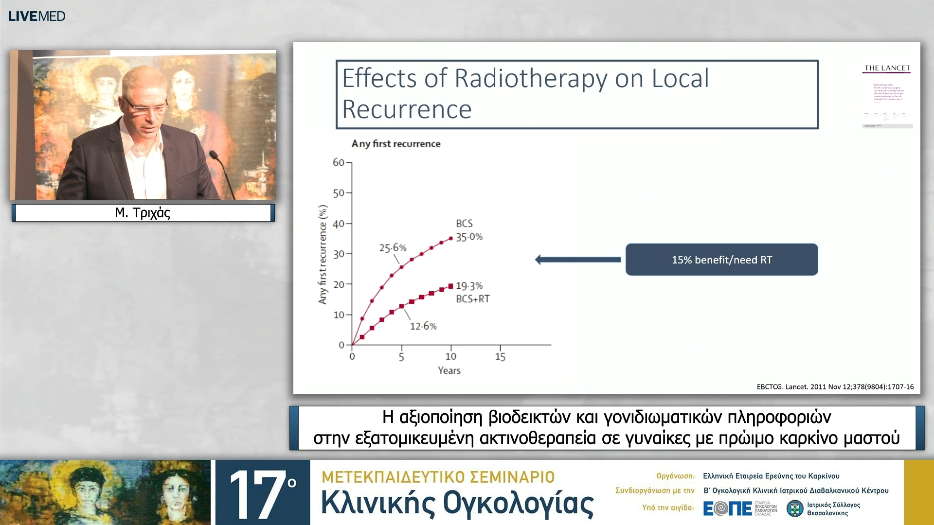 24  Μ. Τριχάς - Η αξιοποίηση βιοδεικτών και γονιδιωματικών πληροφοριών στην εξατομικευμένη ακτινοθεραπεία σε γυναίκες με πρώιμο καρκίνο μαστού