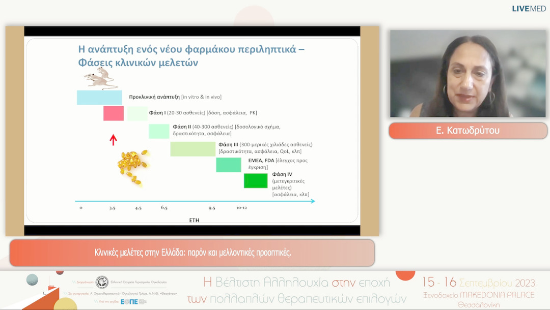26 Ε. Κατωδρύτου - Κλινικές μελέτες στην Ελλάδα: παρόν και μελλοντικές προοπτικές.