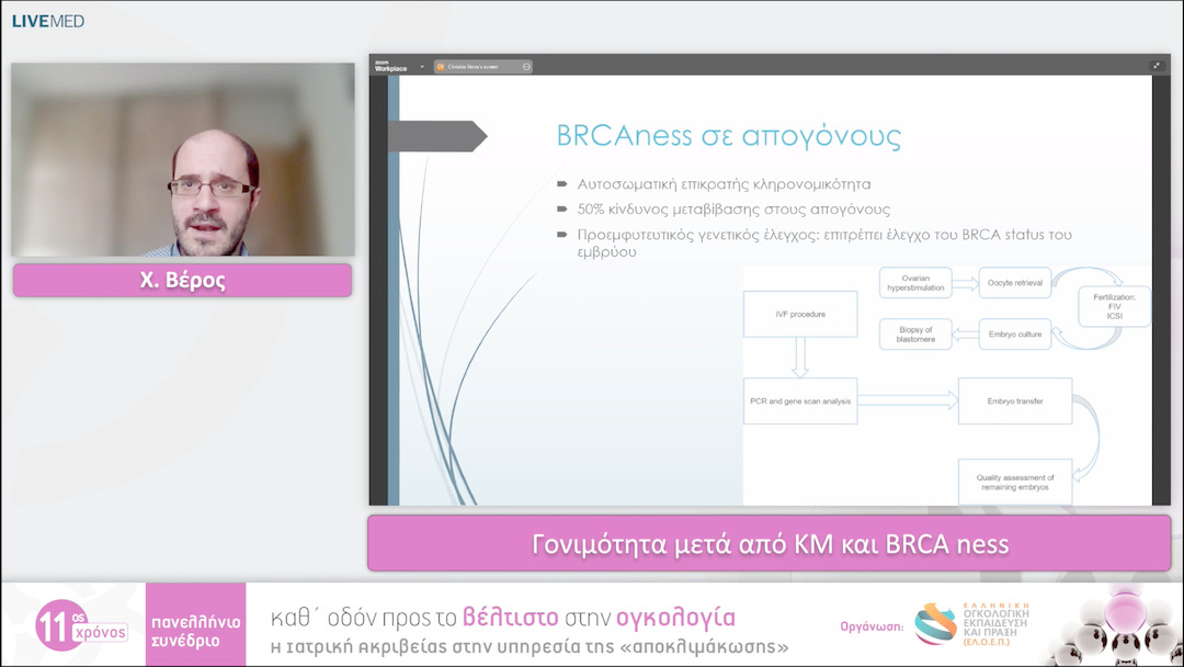 48 Χ. Βέρος - Γονιμότητα μετά από ΚΜ και BRCA ness 