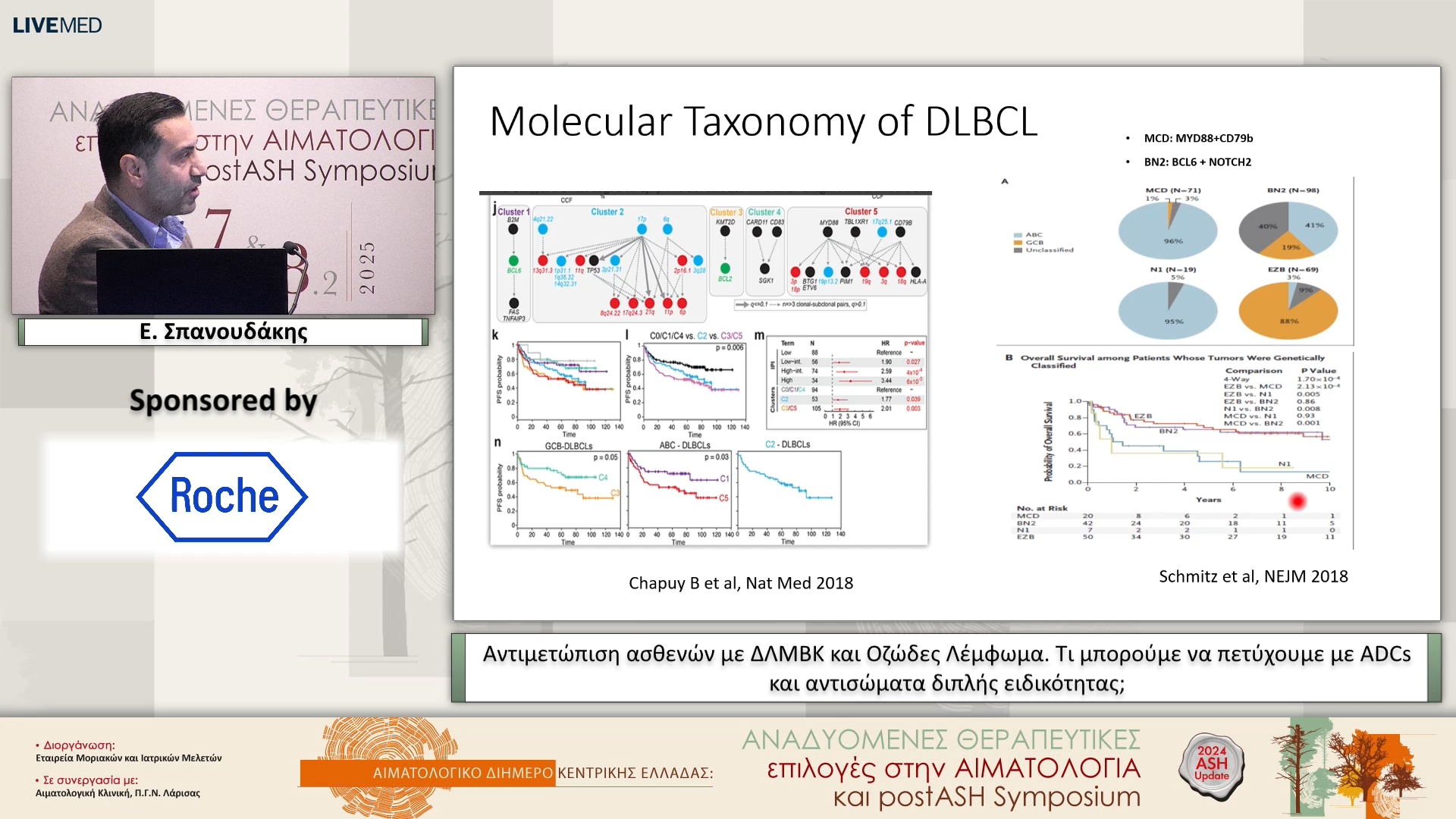 35 Ε. Σπανουδάκης - Αντιμετώπιση ασθενών με ΔΛΜΒΚ και Οζώδες Λέμφωμα. Τι μπορούμε να πετύχουμε με ADCs και αντισώματα διπλής ειδικότητας; 