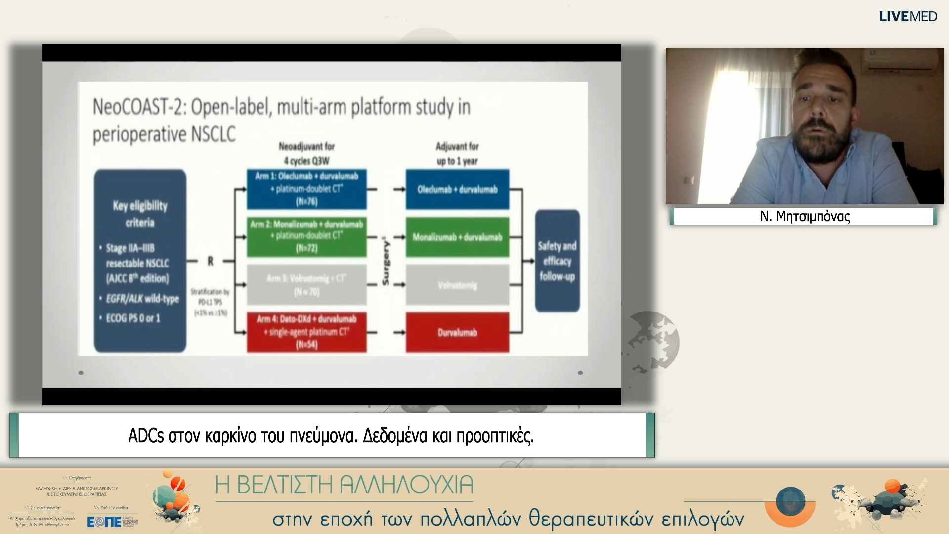 25 Ν. Μητσιμπόνας - ADCs στον καρκίνο του πνεύμονα. Δεδομένα και προοπτικές.