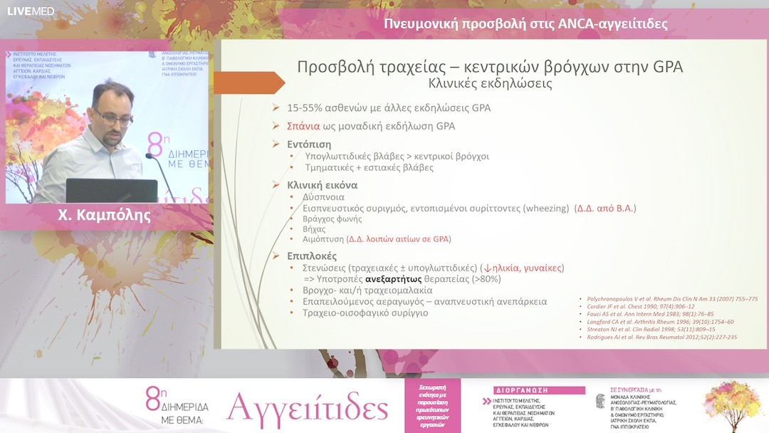 21 Χ. Καμπόλης - Πνευμονική προσβολή στις ANCA-αγγειίτιδες