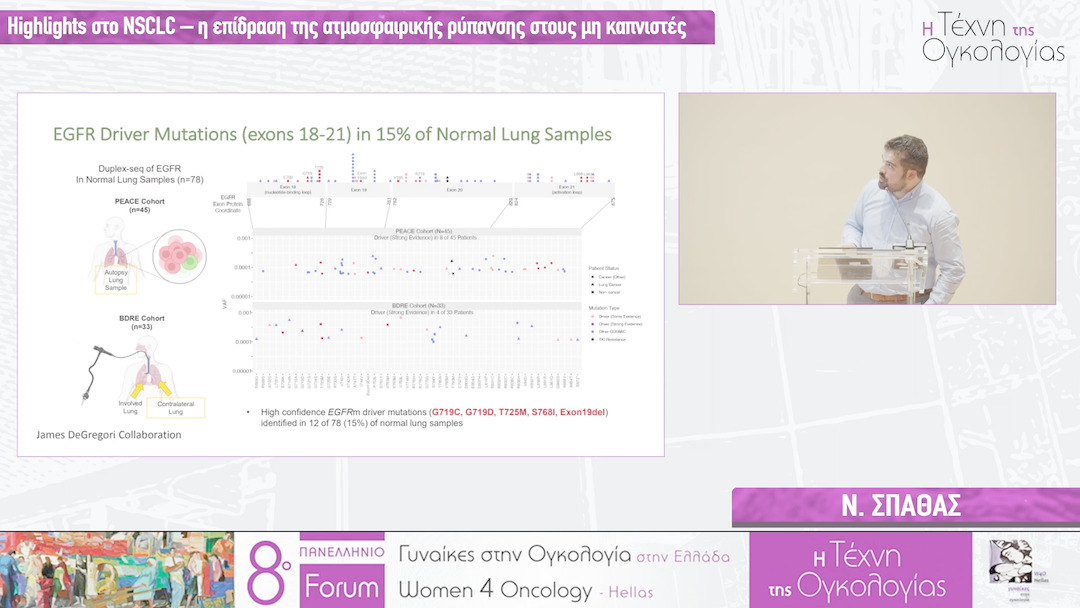 22 Ν. Σπάθας - Highlights στο NSCLC – η επίδραση της ατμοσφαιρικής ρύπανσης στους μη καπνιστές 