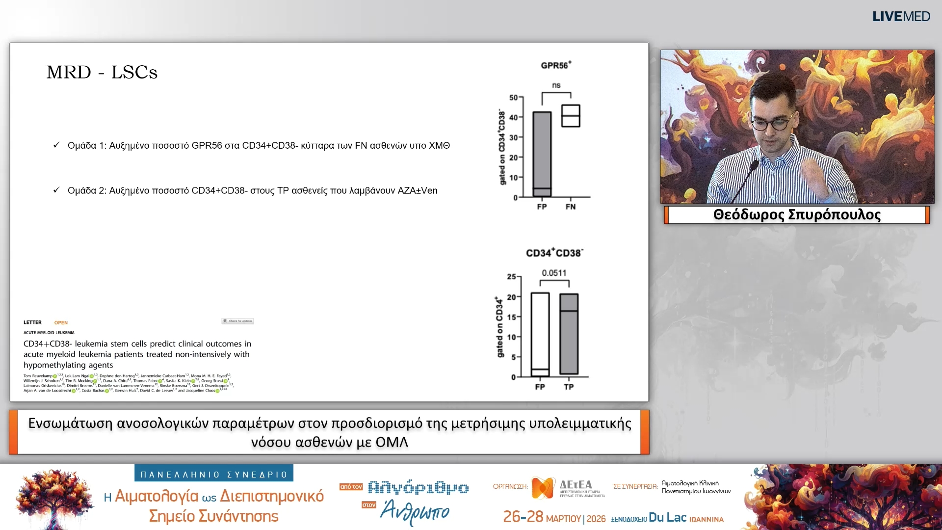 17 Θεόδωρος Σπυρόπουλος - Ενσωμάτωση ανοσολογικών παραμέτρων στον προσδιορισμό της μετρήσιμης υπολειμματικής νόσου ασθενών με ΟΜΛ