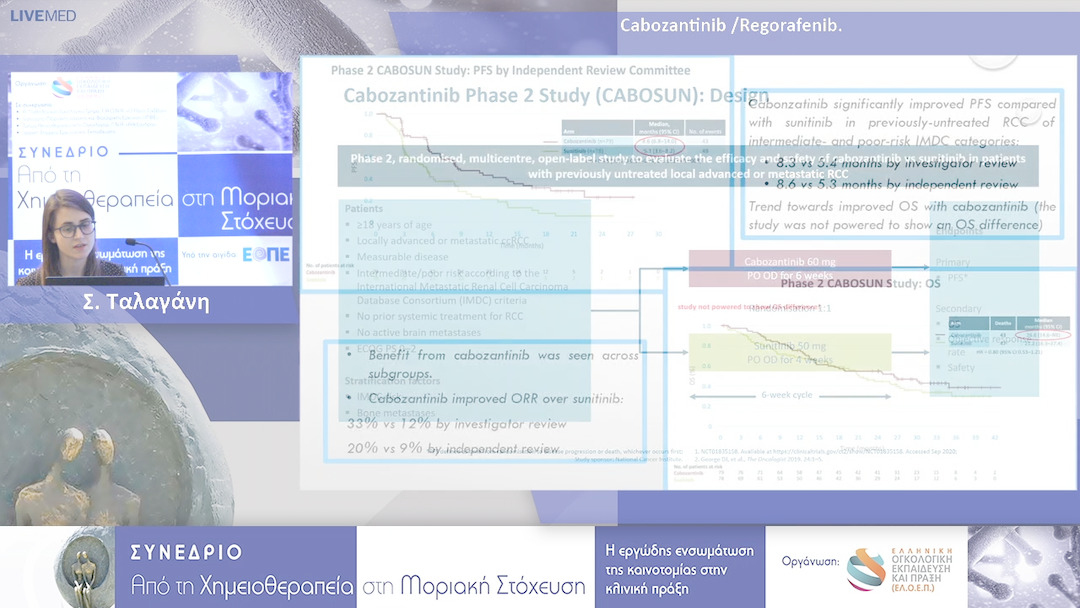40 Σ. Ταλαγάνη - Moνοκλωνικά αντισώματα στην αγγειογένεση σε ποιες νόσους αποτελεί ήδηβασική συνιστώσα :Cabozantinib /Regorafenib