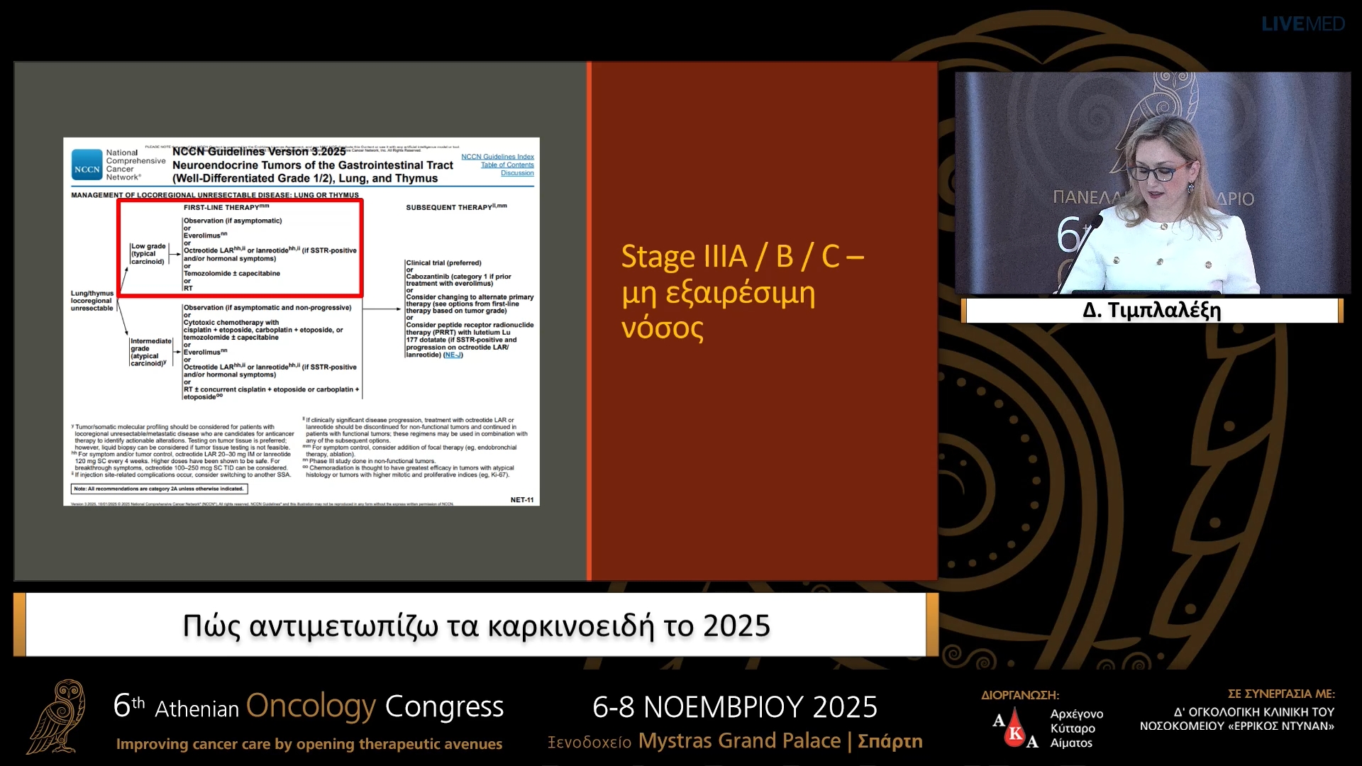 31 Δ. Τιμπλαλέξη - Πώς αντιμετωπίζω τα καρκινοειδή το 2025.