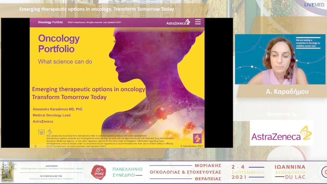51 Α. Καραδήμου - Emerging therapeutic options in oncology. Transform Tomorrow Today 