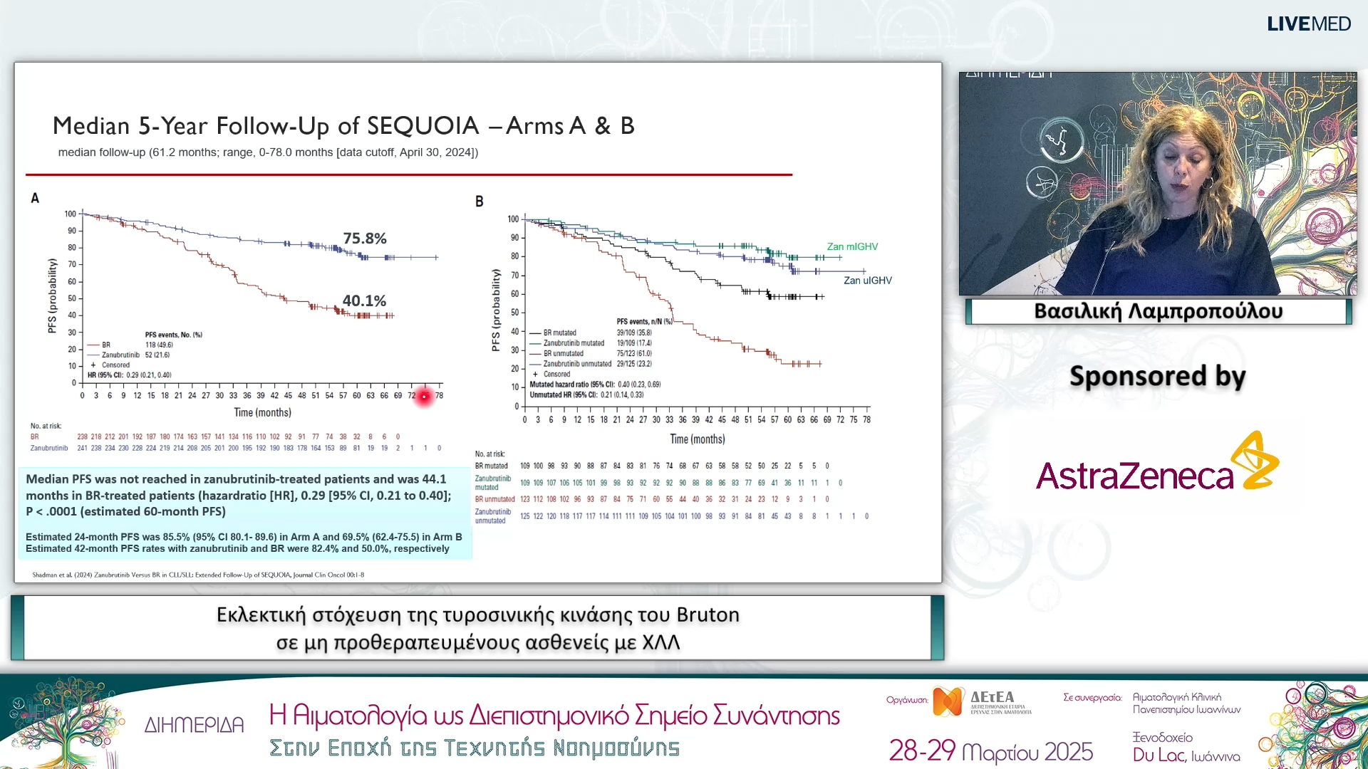 30 Βασιλική Λαμπροπούλου - Εκλεκτική στόχευση της τυροσινικής κινάσης του Bruton σε μη προθεραπευμένους ασθενείς με ΧΛΛ