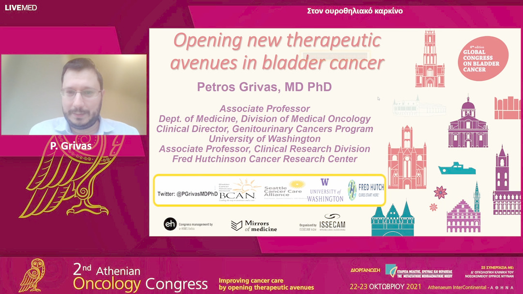 54 P. Grivas - Opening new therapeutic avenues in bladder cancer. 