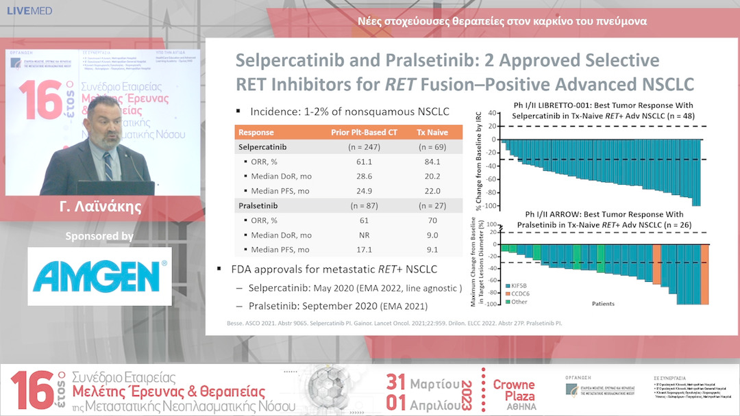 28 Γ. Λαϊνάκης - Nέες στοχεύουσες θεραπείες στον καρκίνο του πνεύµονα