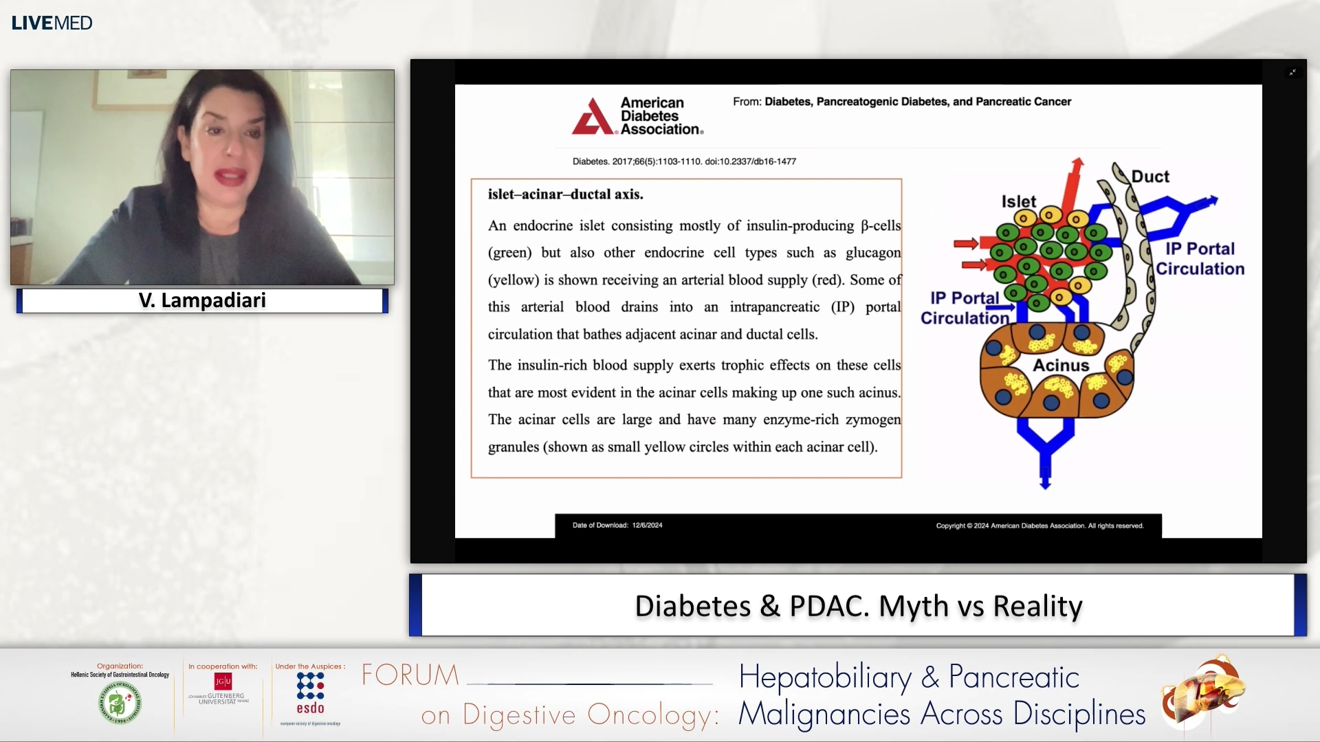 26 V. Lampadiari - Diabetes & PDAC. Myth vs Reality