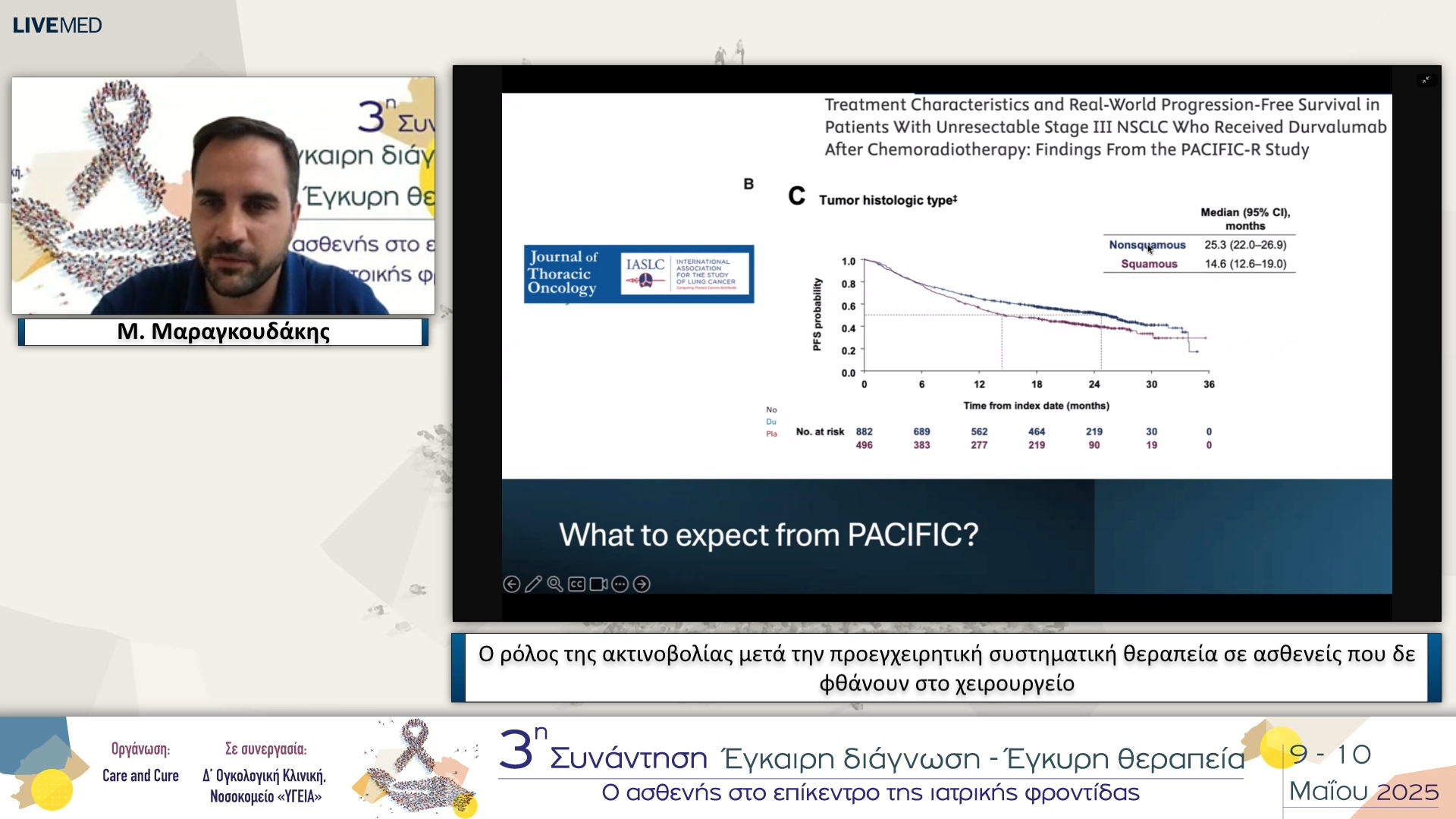 38 Μ. Μαραγκουδάκης - Ο ρόλος της ακτινοβολίας μετά την προεγχειρητική συστηματική θεραπεία σε ασθενείς που δε φθάνουν στο χειρουργείο