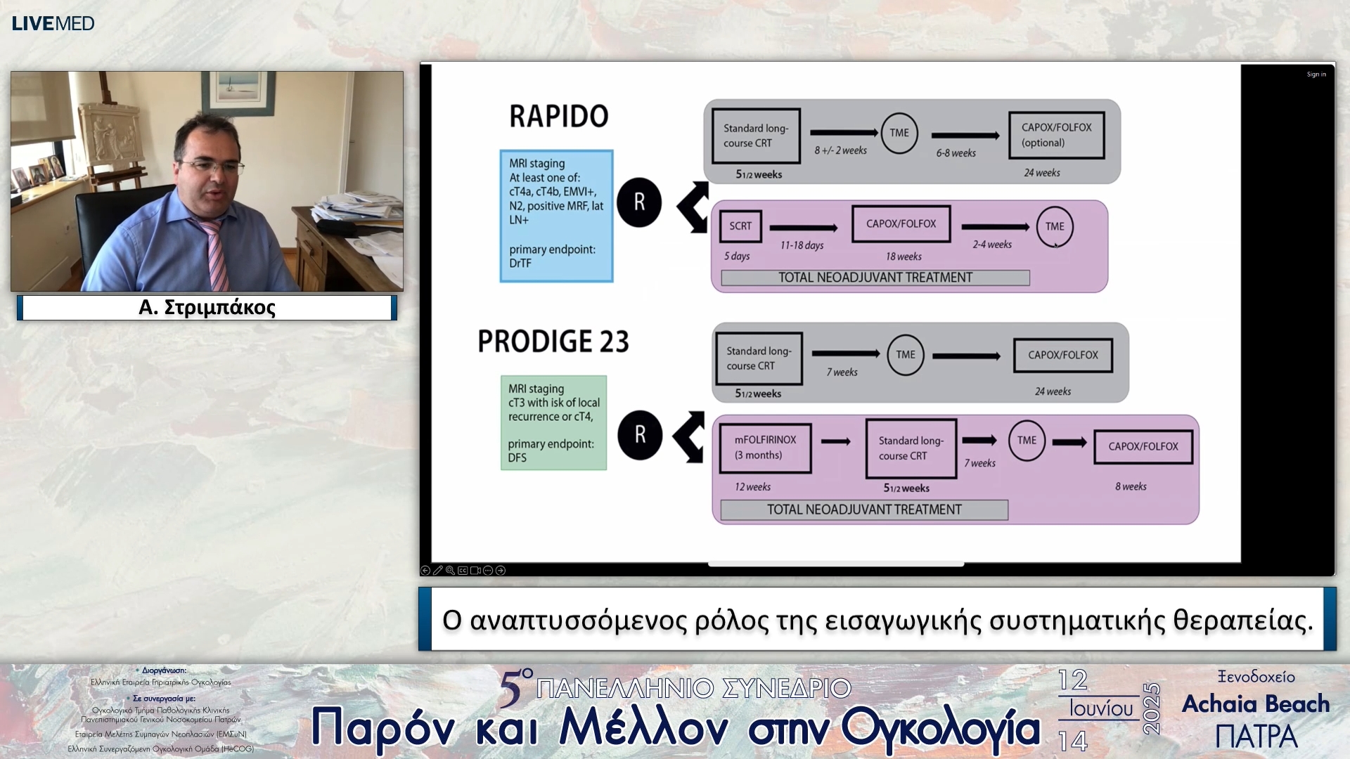 26 Α. Στριμπάκος - Ο αναπτυσσόμενος ρόλος της εισαγωγικής συστηματικής θεραπείας.