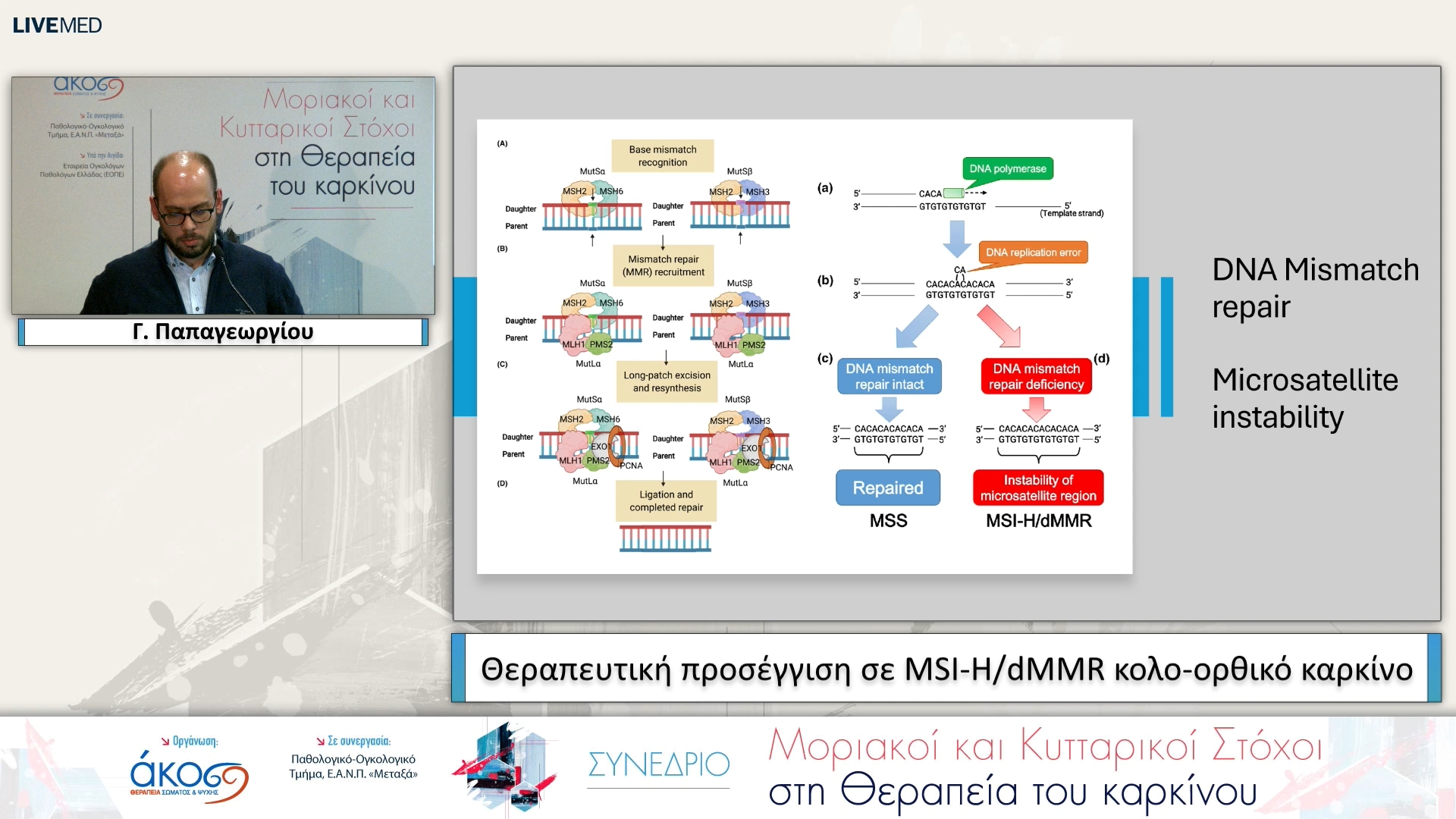 22 Γ. Παπαγεωργίου - Θεραπευτική προσέγγιση σε MSI-H/dMMR κολο-ορθικό καρκίνο