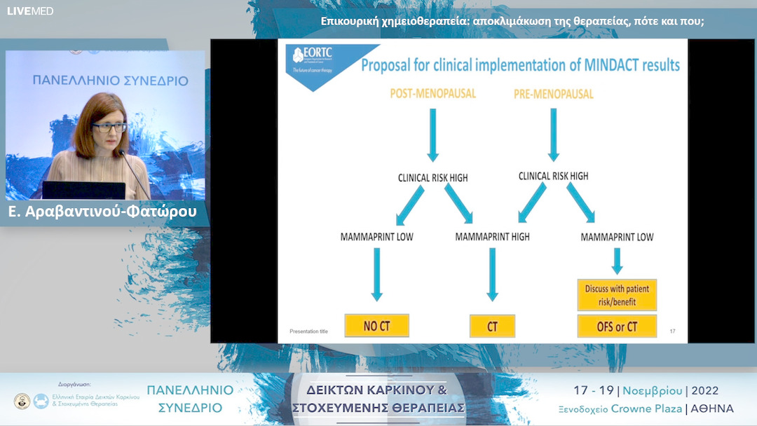 39 Ε. Αραβαντινού-Φατώρου - Επικουρική χημειοθεραπεία: αποκλιμάκωση της θεραπείας, πότε και που;