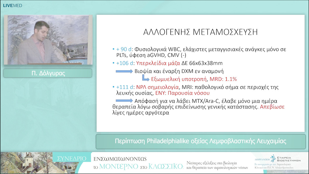40 Π. Δόλγυρας - Περίπτωση Philadelphia like οξείας Λεμφοβλαστικής Λευχαιμίας 