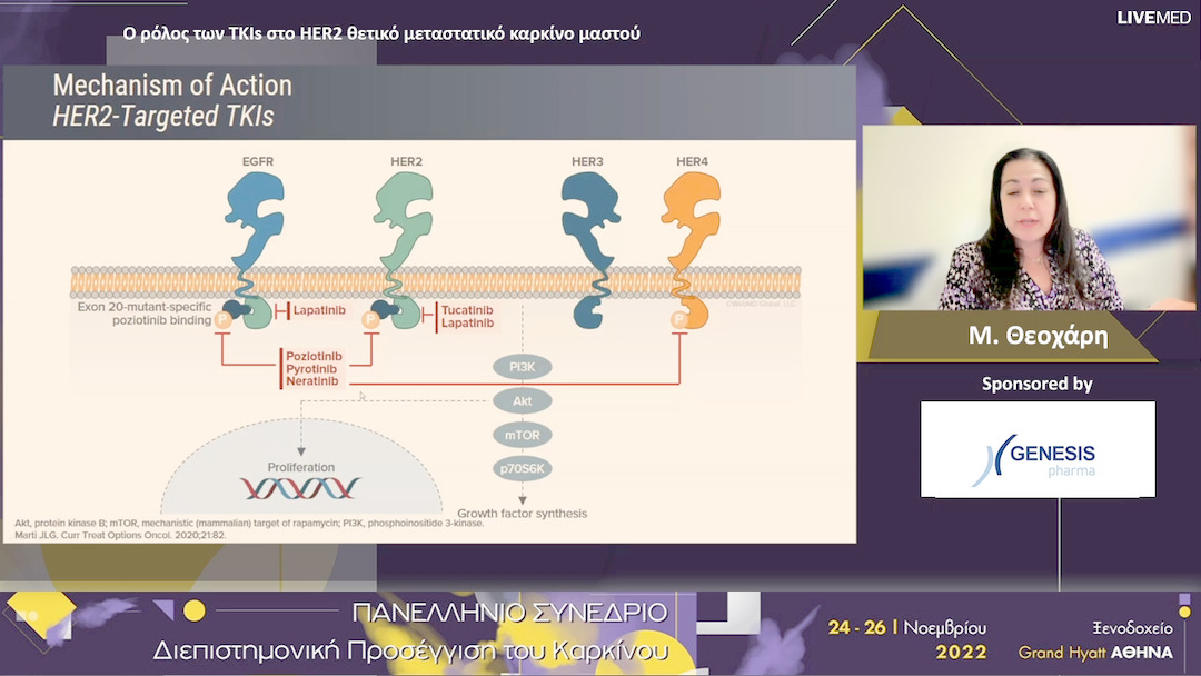 32 Μ. Θεοχάρη - Ο ρόλος των TKIs στο HER2 θετικό μεταστατικό καρκίνο μαστού. 