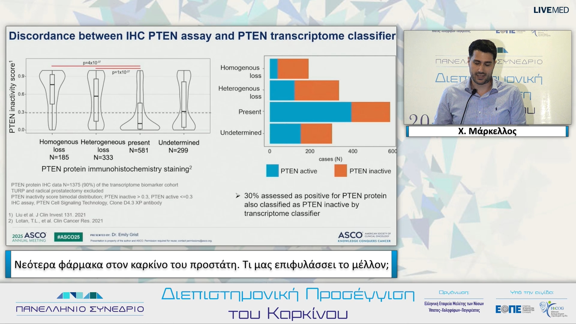 62 Χ. Μάρκελλος - Νεότερα φάρμακα στον καρκίνο του προστάτη. Τι μας επιφυλάσσει το μέλλον; 