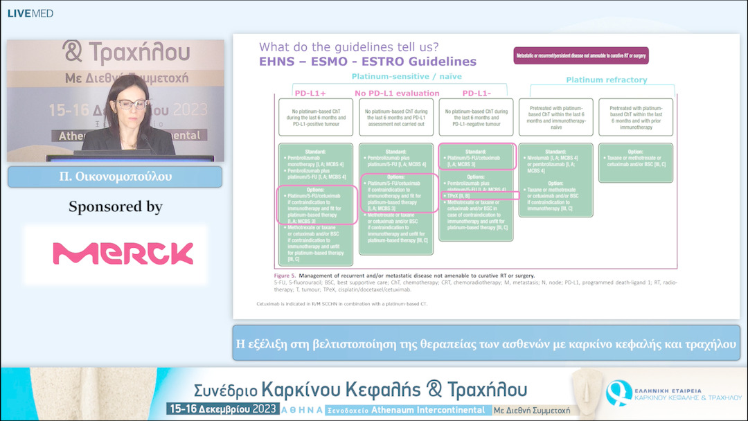23 Π. Οικονομοπούλου - Η εξέλιξη στη βελτιστοποίηση της θεραπείας των ασθενών με καρκίνο κεφαλής και τραχήλου 