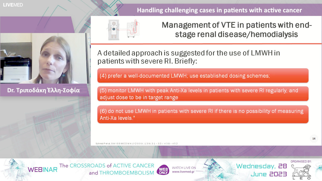 10 Dr. Τριποδάκη Έλλη-Σοφία - Handling challenging cases in patients with active cancer