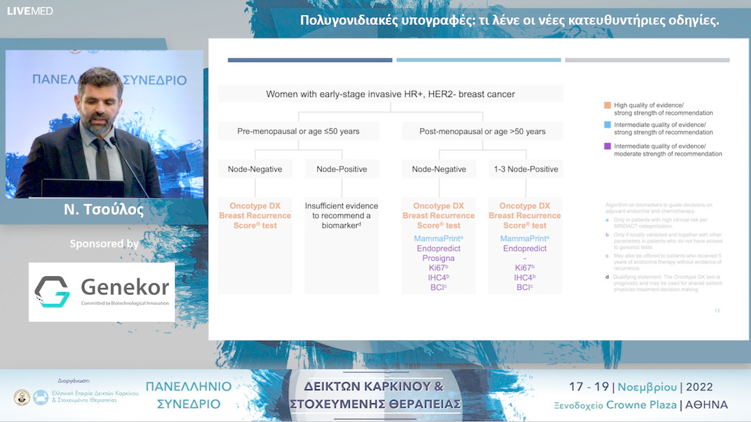 31 Ν. Τσούλος - Πολυγονιδιακές υπογραφές: τι λένε οι νέες κατευθυντήριες οδηγίες.