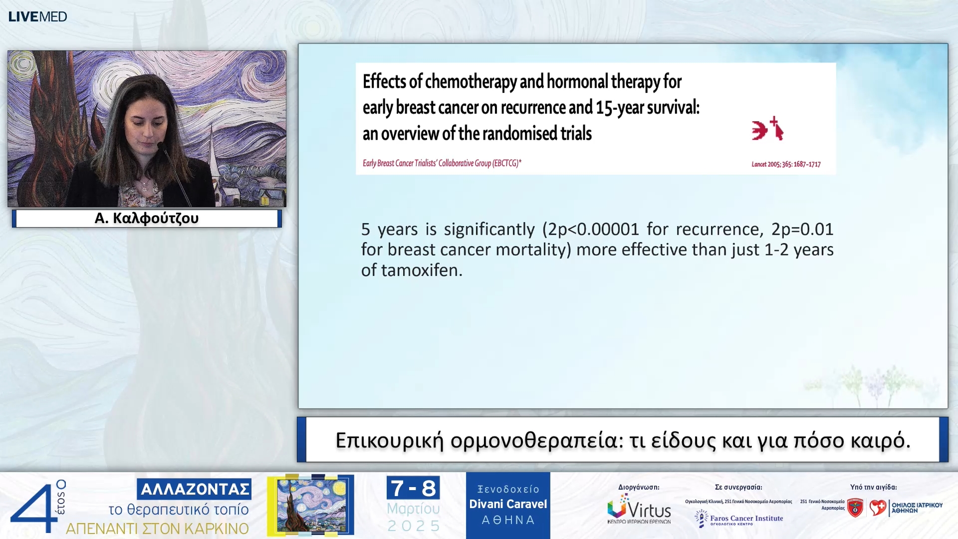 42  Α. Καλφούτζου - Επικουρική ορμονοθεραπεία: τι είδους και για πόσο καιρό.