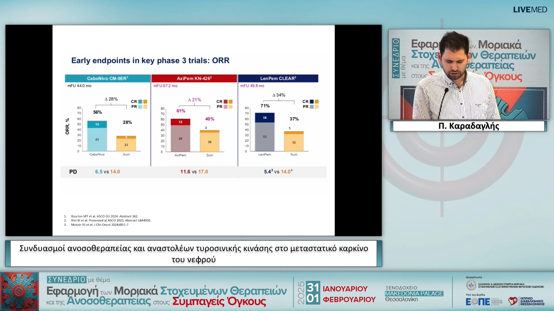 40 Π. Καραδαγλής - Συνδυασμοί ανοσοθεραπείας και αναστολέων τυροσινικής κινάσης στο μεταστατικό καρκίνο του νεφρού