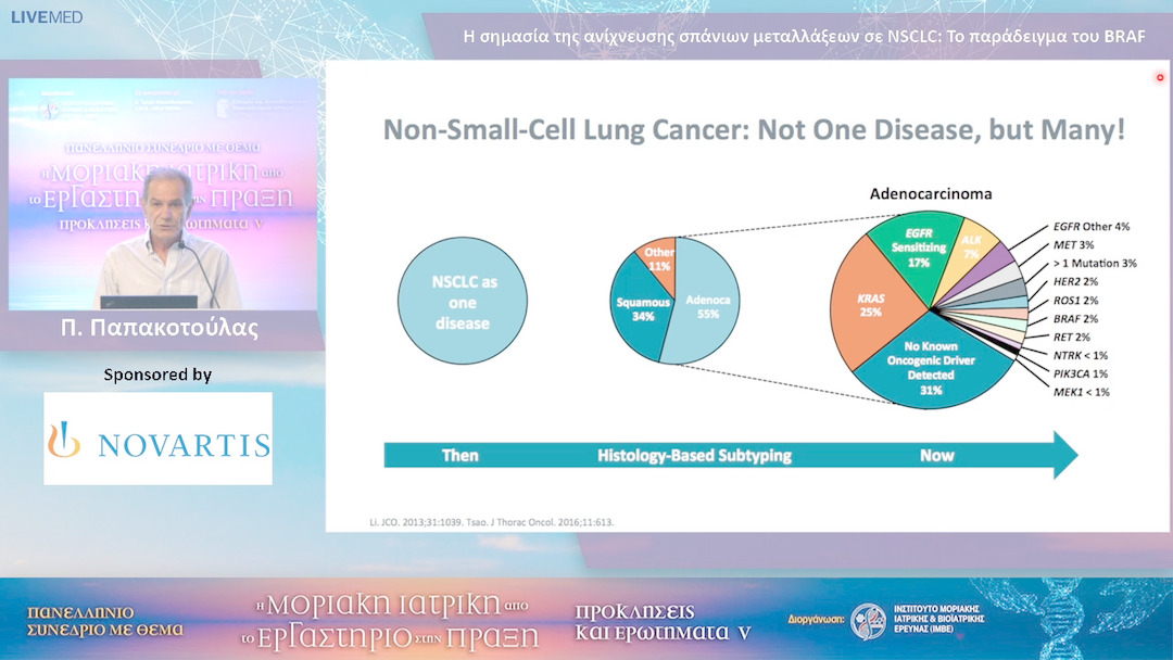 40 Π. Παπακοτούλας - Η σημασία της ανίχνευσης σπάνιων μεταλλάξεων σε NSCLC: Το παράδειγμα του BRAF