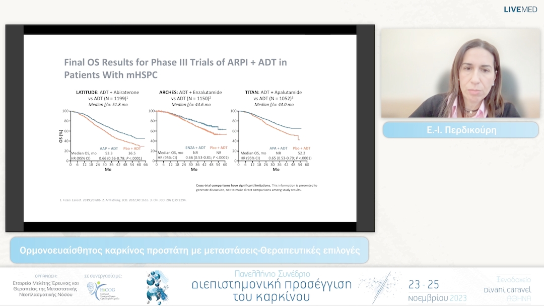 23 Ε.-I. Περδικούρη - Ορμονοευαίσθητος καρκίνος προστάτη με μεταστάσεις-Θεραπευτικές επιλογές 