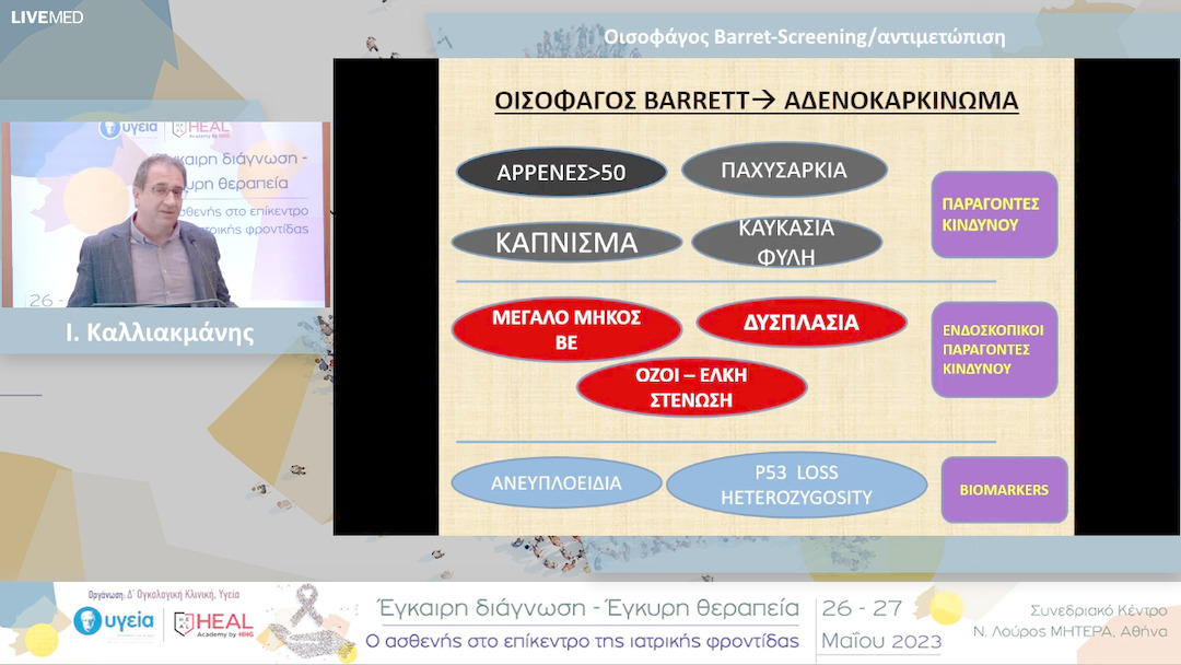27 Ι. Καλλιακμάνης - Οισοφάγος Barret-Screening/αντιμετώπιση