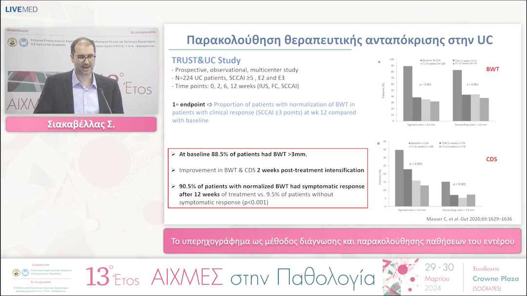 41 Σιακαβέλλας Σ. - Το υπερηχογράφημα ως μέθοδος διάγνωσης και παρακολούθησης παθήσεων του εντέρου. 