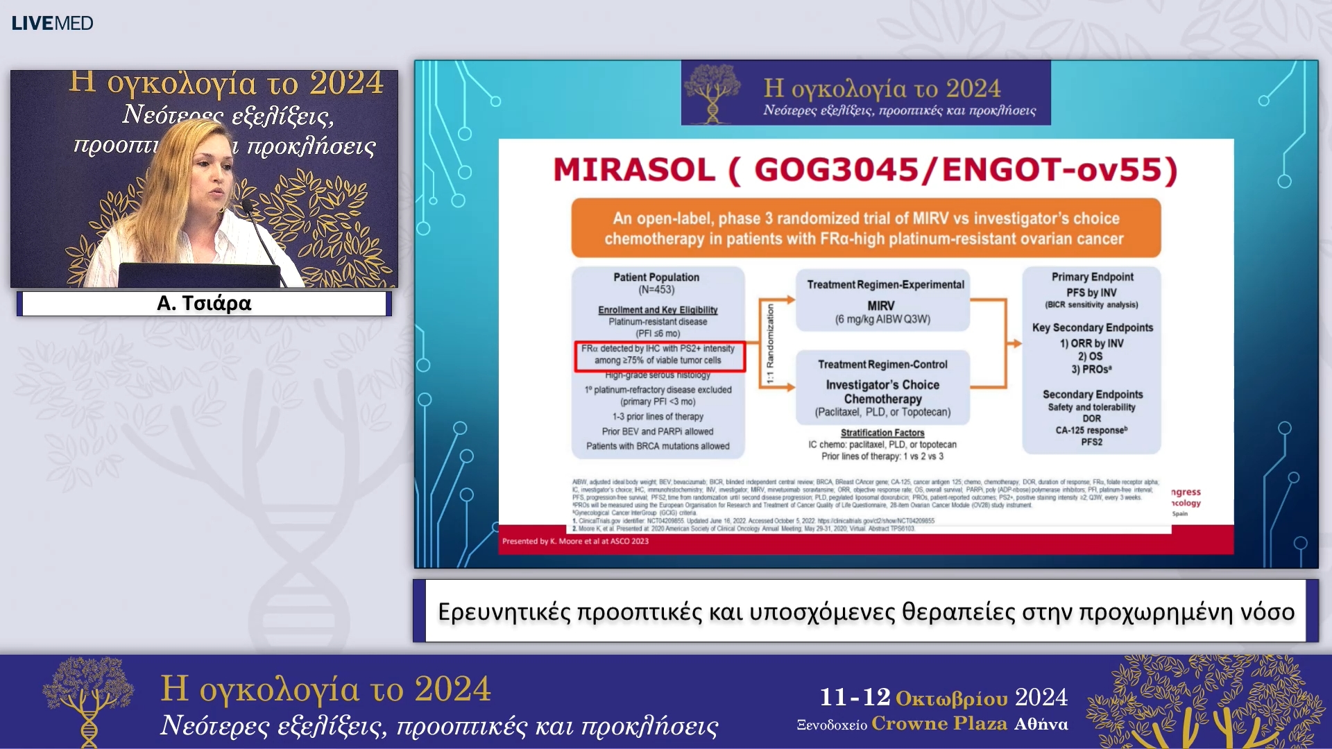 25 Α. Τσιάρα - Ερευνητικές προοπτικές και υποσχόμενες θεραπείες στην προχωρημένη νόσο 