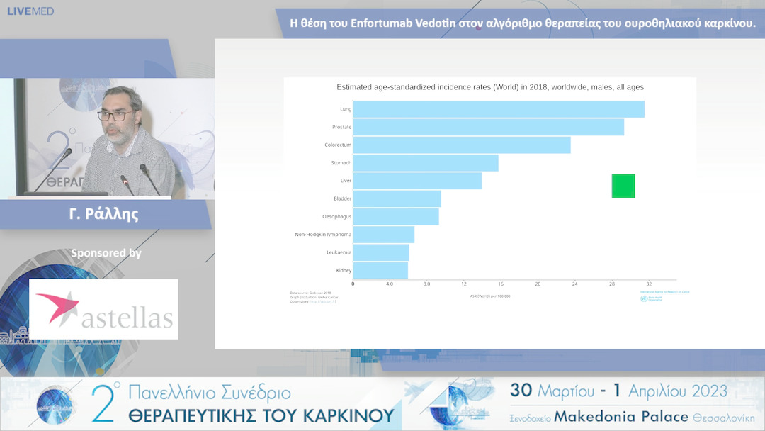 58 Γ. Ράλλης - Η θέση του Enfortumab Vedotin στον αλγόριθμο θεραπείας του ουροθηλιακού καρκίνου.