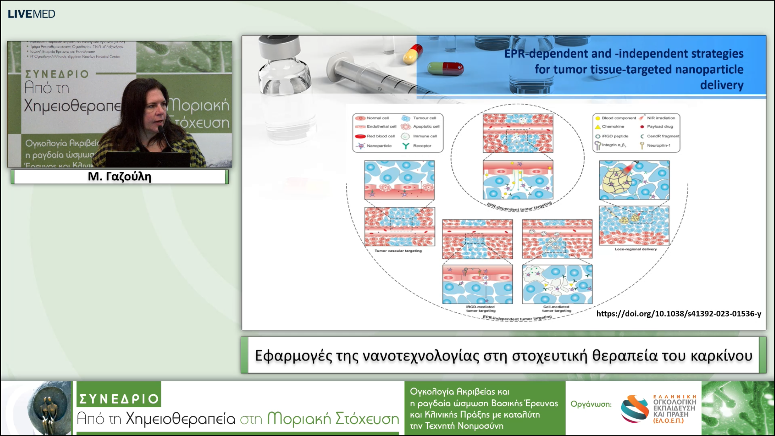 34 Μ. Γαζούλη - Εφαρμογές της νανοτεχνολογίας στη στοχευτική θεραπεία του καρκίνου.