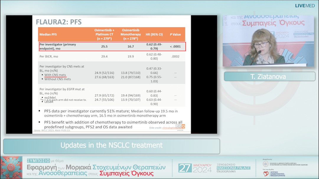 23 T. Ζlatanova - Updates in the NSCLC treatment 