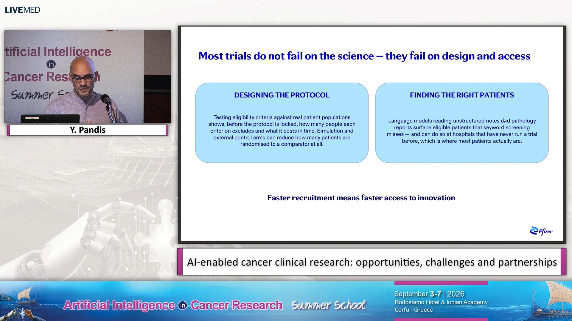 13 Y. Pandis - AI-enabled cancer clinical research: opportunities, challenges and partnerships