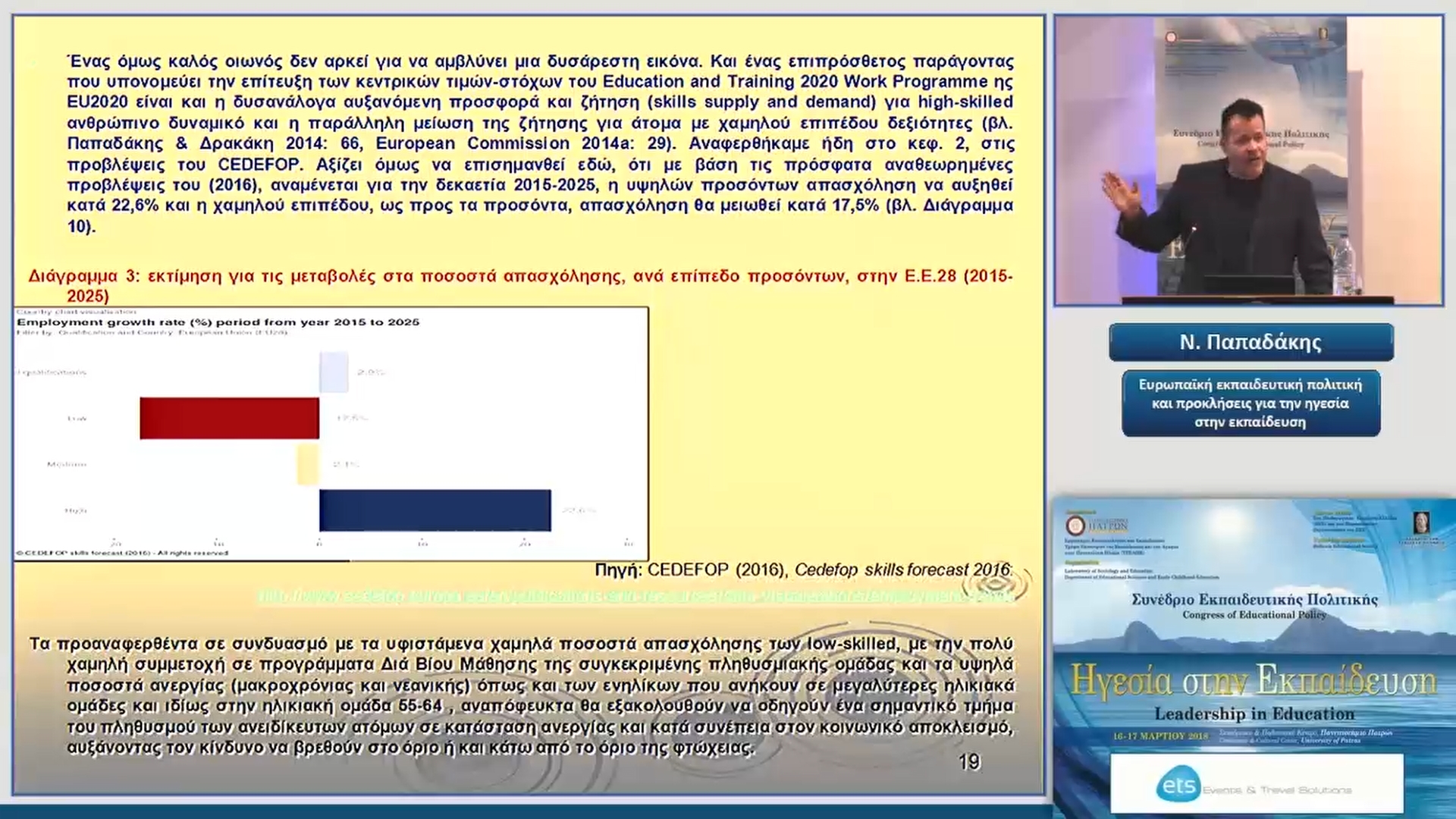 24 Ν. Παπαδάκης - Ευρωπαϊκή εκπαιδευτική πολιτική και προκλήσεις για την ηγεσία στην εκπαίδευση 