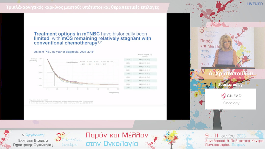 41 Α. Χριστοπούλου - Τριπλά-αρνητικός καρκίνος μαστού: υπότυποι καιθεραπευτικές επιλογές