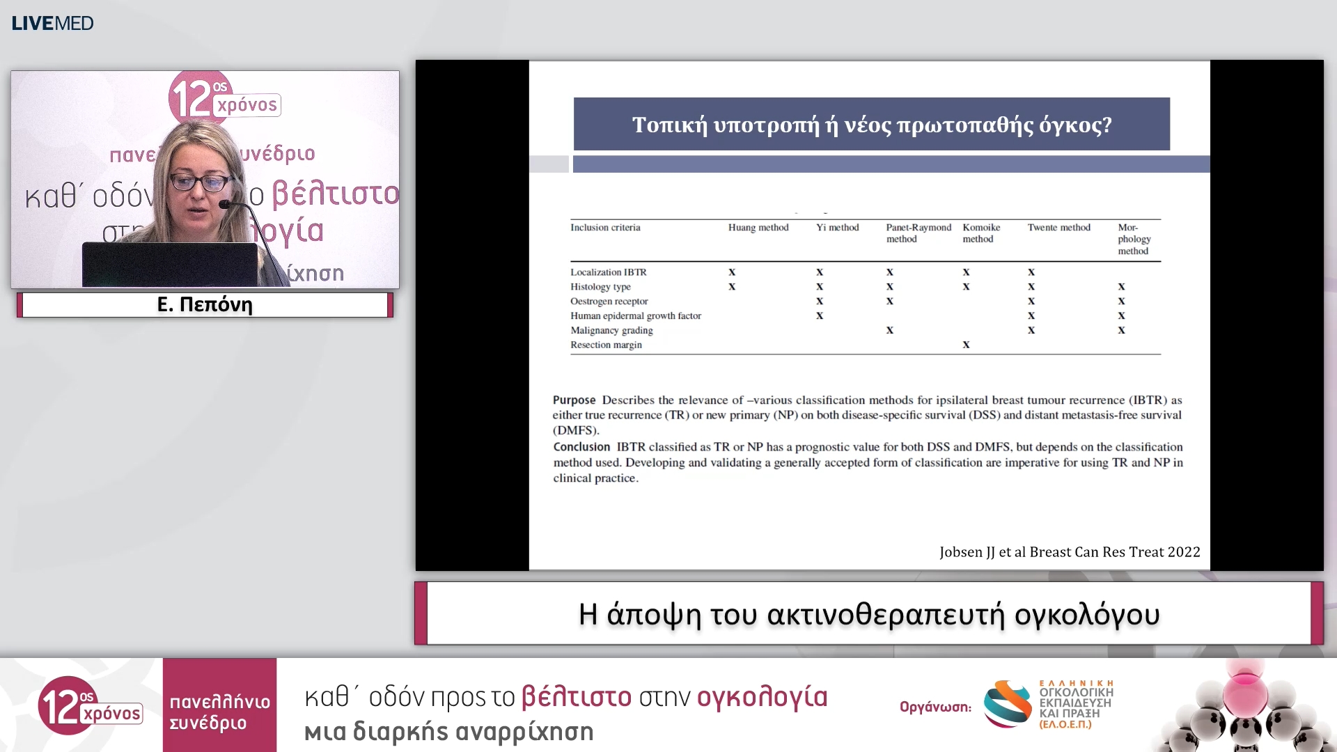 15  Ε. Πεπόνη - Η άποψη του ακτινοθεραπευτή ογκολόγου