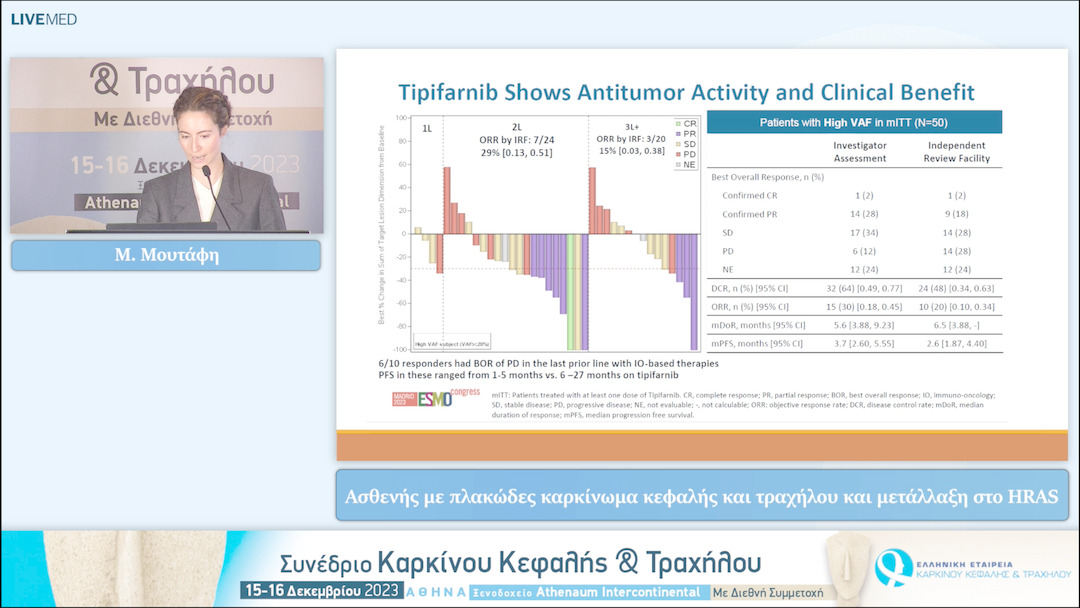 28 Μ. Μουτάφη - Ασθενής με πλακώδες καρκίνωμα κεφαλής και τραχήλου και μετάλλαξη στο HRAS 