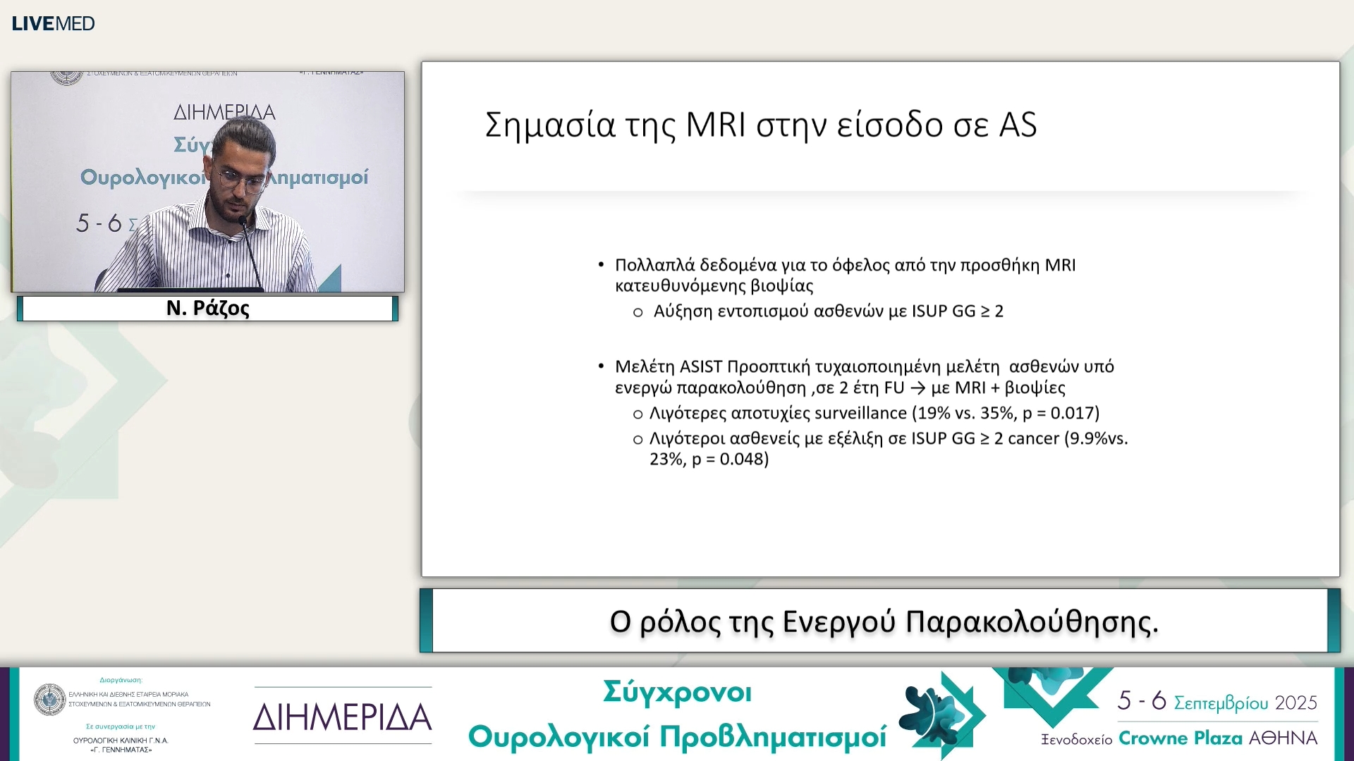 19 Ν. Ράζος - Ο ρόλος της Ενεργού Παρακολούθησης