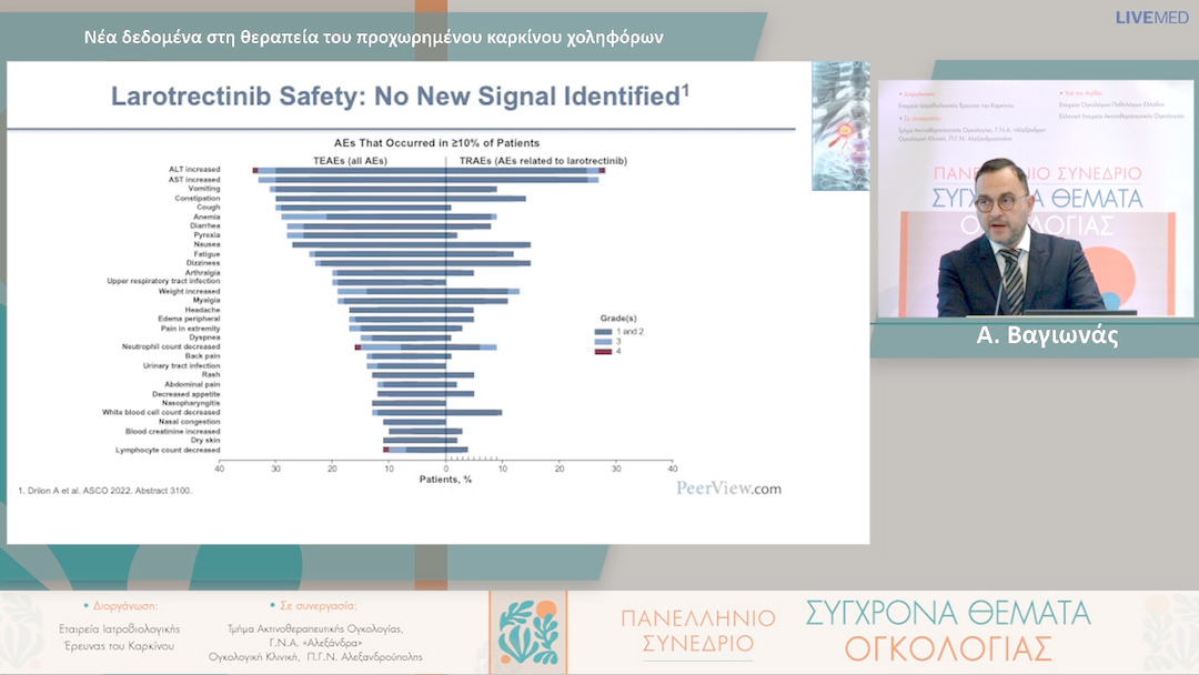 14 Α. Βαγιωνάς - Νέα δεδομένα στη θεραπεία του προχωρημένου καρκίνου χοληφόρων