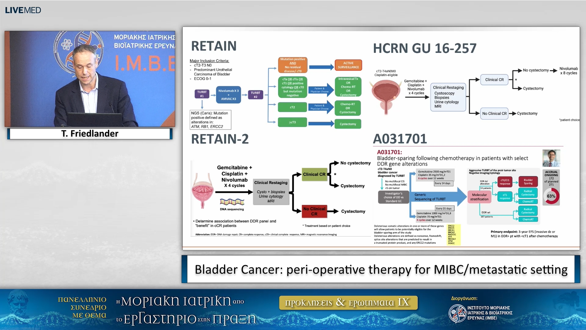 51  T. Friedlander - Bladder Cancer: peri-operative therapy for MIBC/metastatic setting