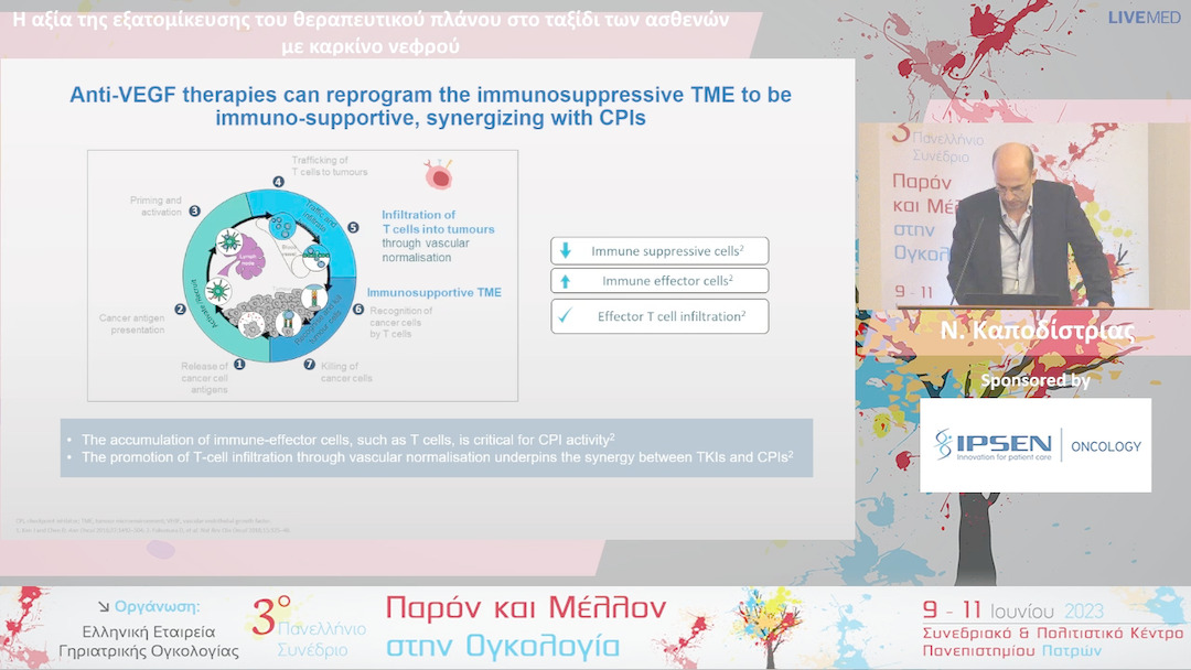 23 Ν. Καποδίστριας - Η αξία της εξατομίκευσης του θεραπευτικού πλάνου στο ταξίδι των ασθενών με καρκίνο νεφρού