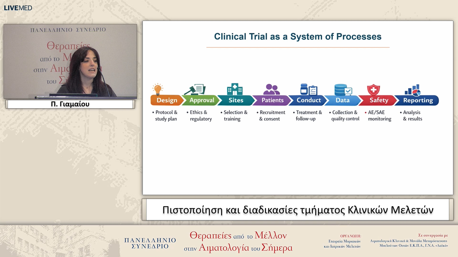 84 Π. Γιαμαίου - Πιστοποίηση και διαδικασίες τμήματος Κλινικών Μελετών