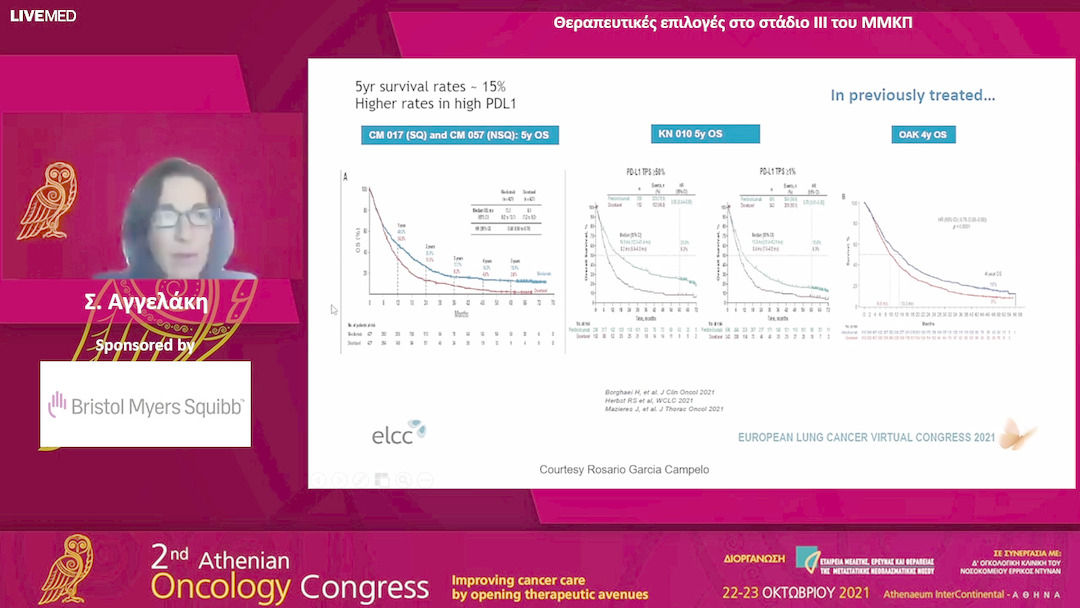 37 Σ. Αγγελάκη - Η σημασία της διπλής αναστολής των σημείων ανοσολογικού ελέγχου στην θεραπεία 1ης γραμμής του ΜΜΚΠ. 