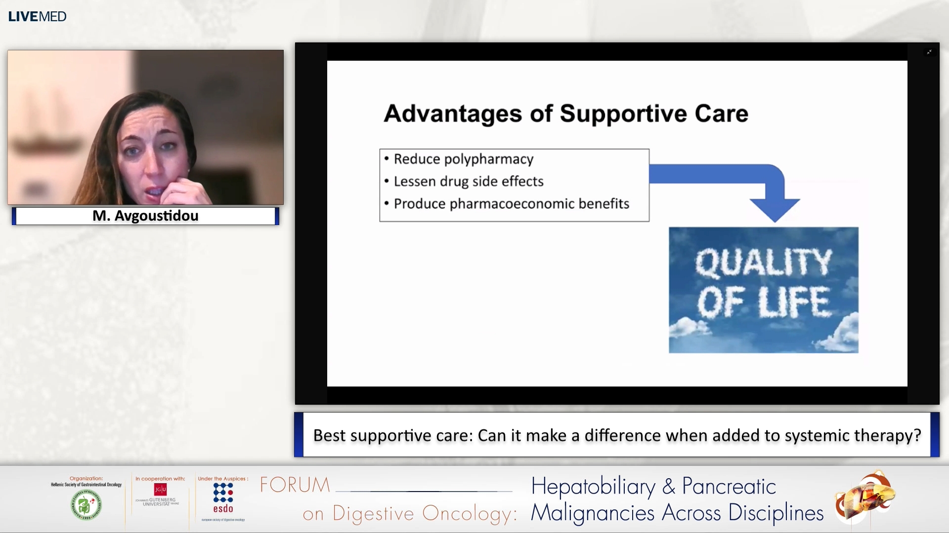 37 M. Avgoustidou - Best supportive care: Can it make a difference when added to systemic therapy?