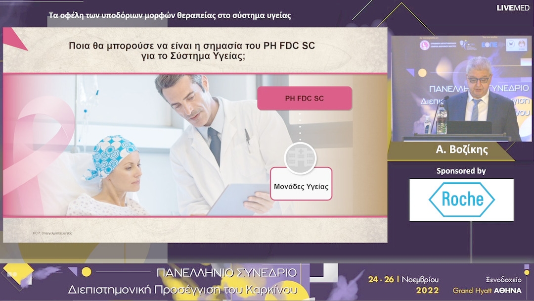 28 Α. Βοζίκης - Τα οφέλη των υποδόριων μορφών θεραπείας στο σύστημα υγείας.