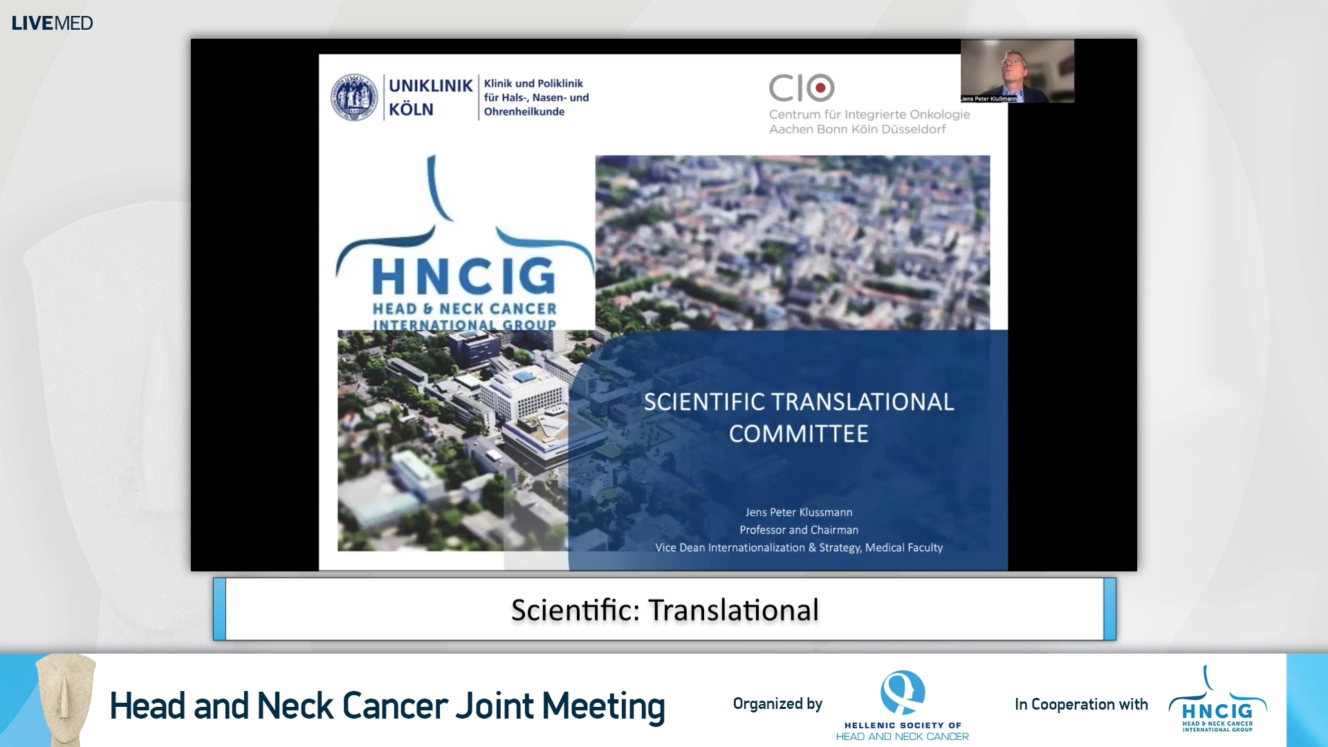 11 Jens Peter Klussmann - Scientific: Translational